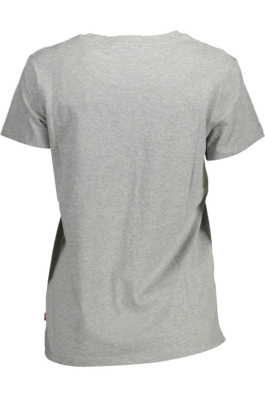 LEVI'S T-SHIRT MANICHE CORTE DONNA GRIGIO