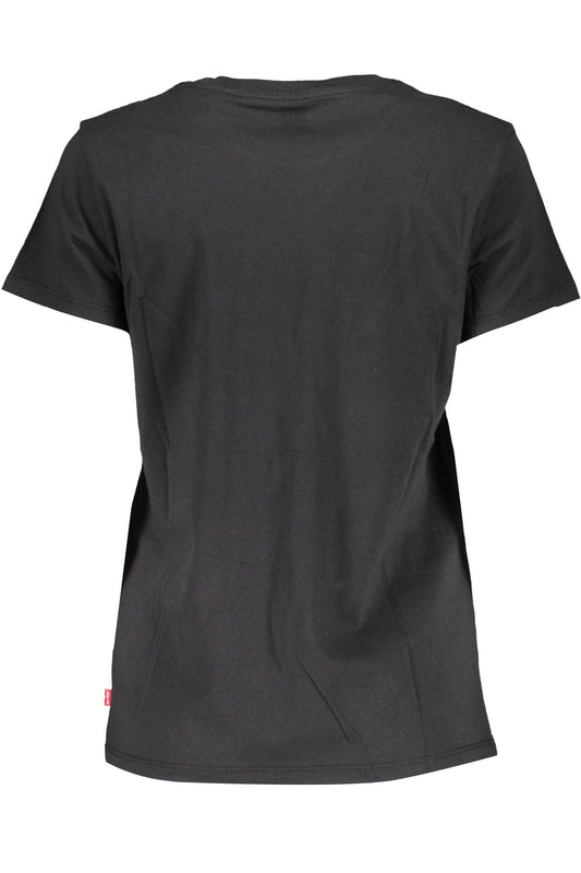 LEVI'S T-SHIRT MANICHE CORTE DONNA NERO