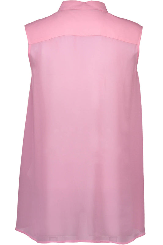 LOVE MOSCHINO CAMICIA SENZA MANICHE DONNA ROSA