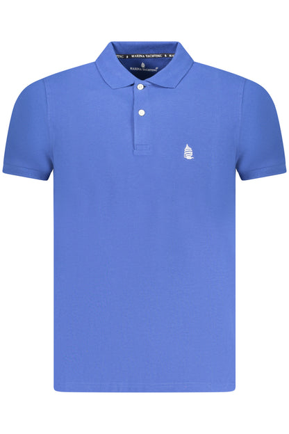 MARINA YACHTING POLO MANICHE CORTE UOMO BLU
