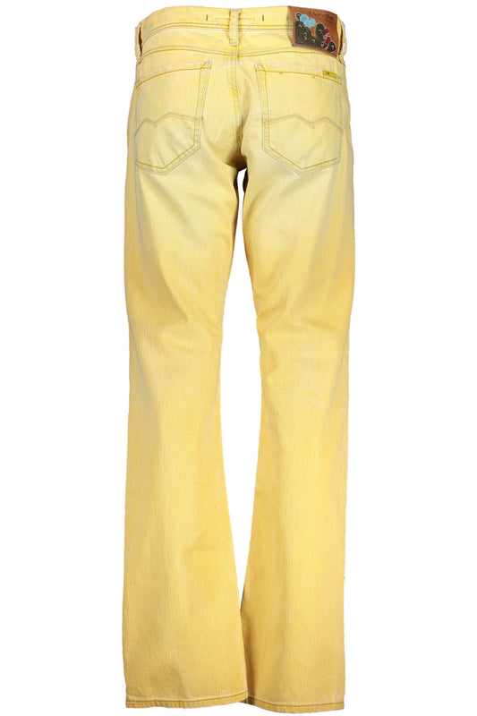 MELTIN'POT JEANS DENIM UOMO GIALLO