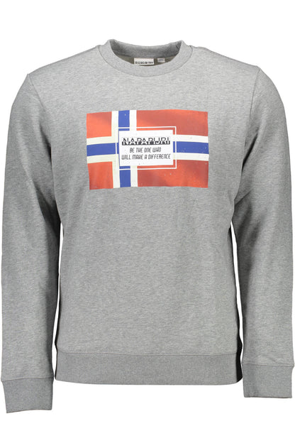 NAPAPIJRI FELPA SENZA ZIP UOMO GRIGIO