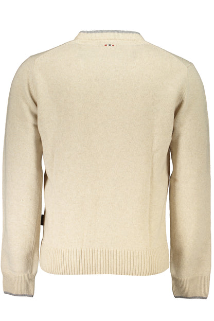 NAPAPIJRI MAGLIONE UOMO BEIGE