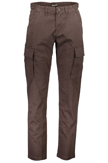 NAPAPIJRI PANTALONE UOMO MARRONE