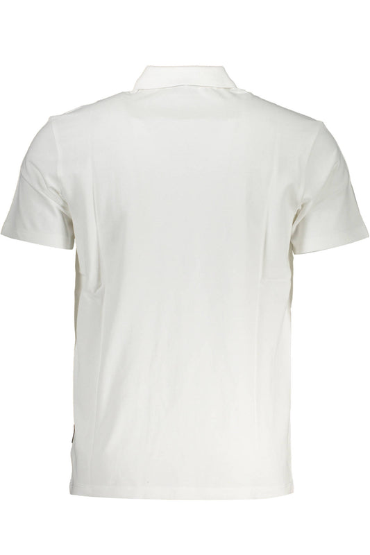 NAPAPIJRI POLO MANICHE CORTE UOMO BIANCO