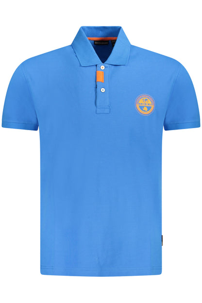 NAPAPIJRI POLO MANICHE CORTE UOMO BLU