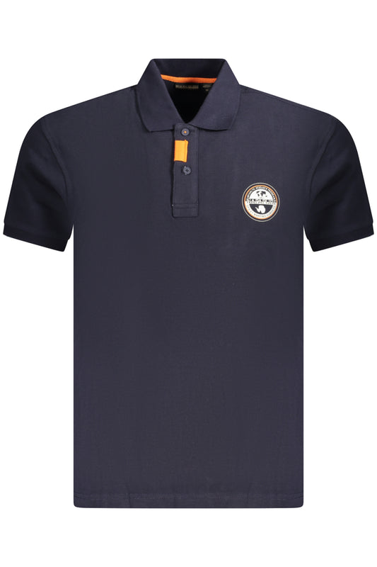 NAPAPIJRI POLO MANICHE CORTE UOMO BLU