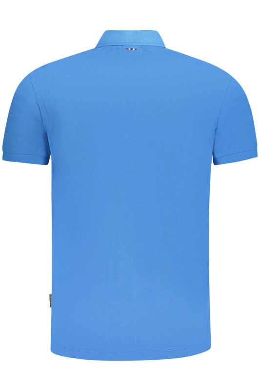 NAPAPIJRI POLO MANICHE CORTE UOMO BLU