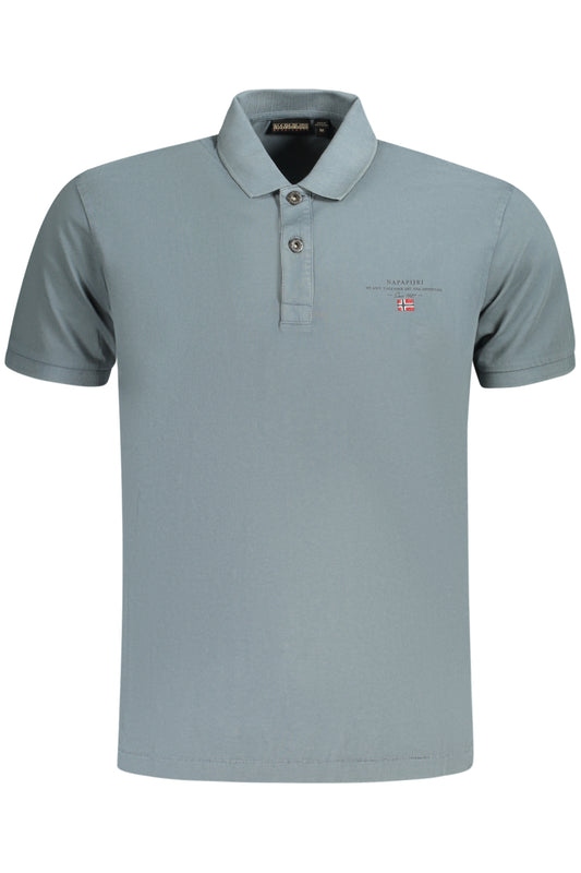 NAPAPIJRI POLO MANICHE CORTE UOMO GRIGIO