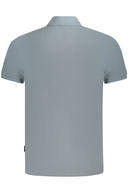 NAPAPIJRI POLO MANICHE CORTE UOMO GRIGIO