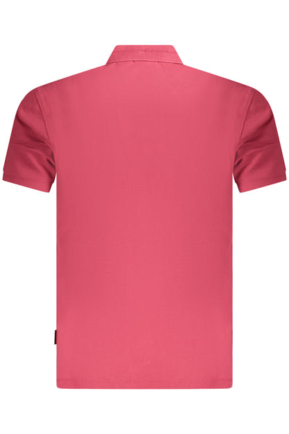 NAPAPIJRI POLO MANICHE CORTE UOMO ROSSO
