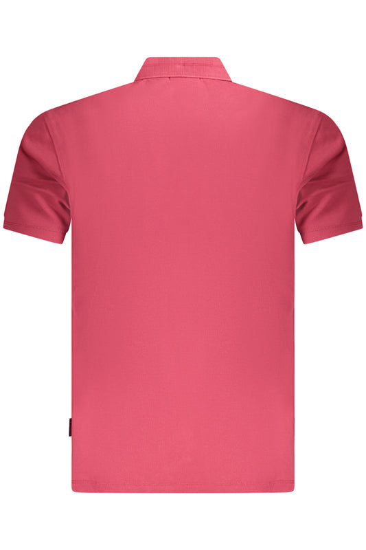 NAPAPIJRI POLO MANICHE CORTE UOMO ROSSO