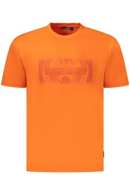 NAPAPIJRI T-SHIRT MANICHE CORTE UOMO ARANCIO