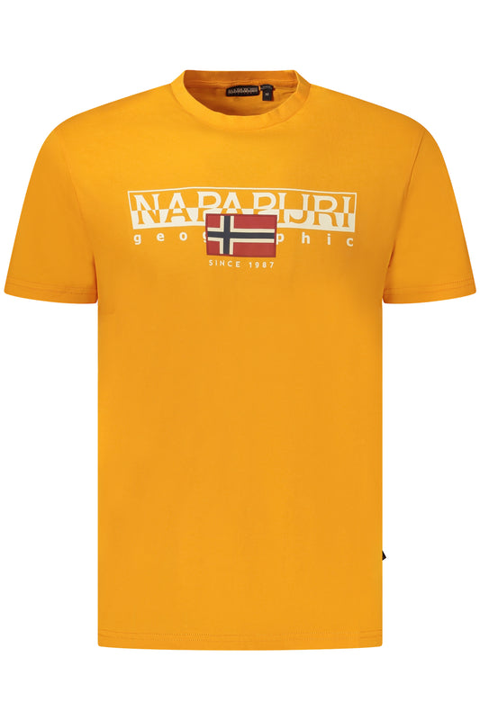 NAPAPIJRI T-SHIRT MANICHE CORTE UOMO ARANCIO