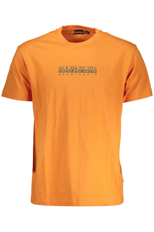 NAPAPIJRI T-SHIRT MANICHE CORTE UOMO ARANCIO