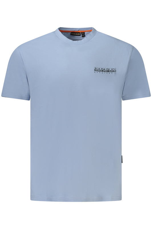 NAPAPIJRI T-SHIRT MANICHE CORTE UOMO AZZURRO