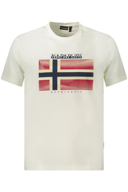 NAPAPIJRI T-SHIRT MANICHE CORTE UOMO BIANCO