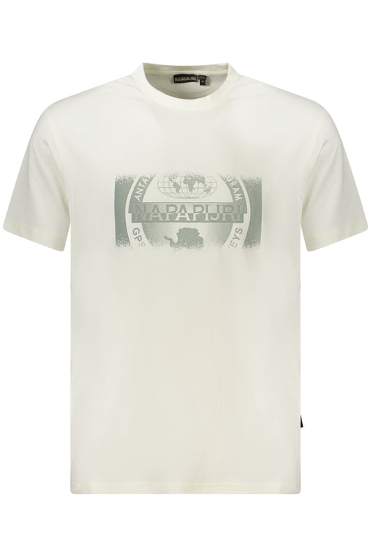 NAPAPIJRI T-SHIRT MANICHE CORTE UOMO BIANCO