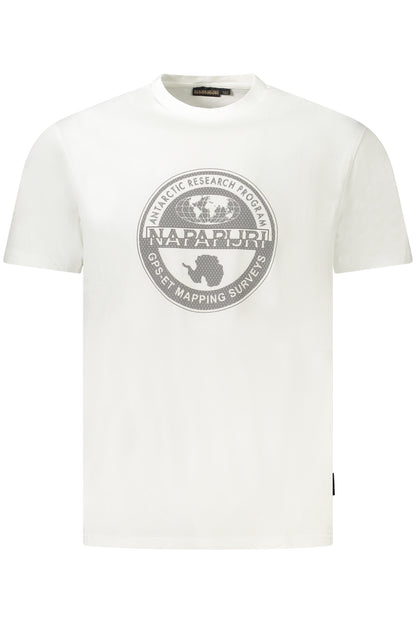 NAPAPIJRI T-SHIRT MANICHE CORTE UOMO BIANCO