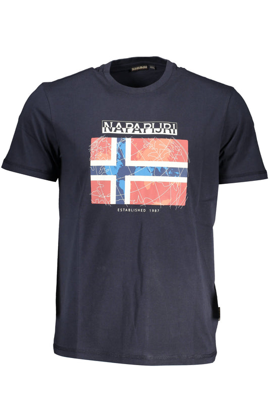 NAPAPIJRI T-SHIRT MANICHE CORTE UOMO BLU