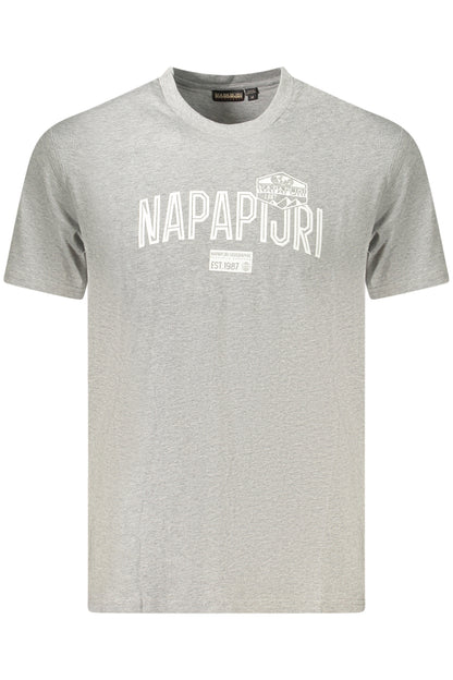 NAPAPIJRI T-SHIRT MANICHE CORTE UOMO GRIGIO
