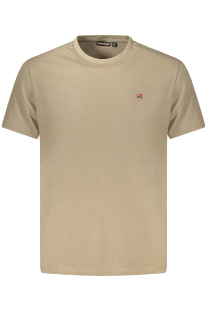 NAPAPIJRI T-SHIRT MANICHE CORTE UOMO MARRONE