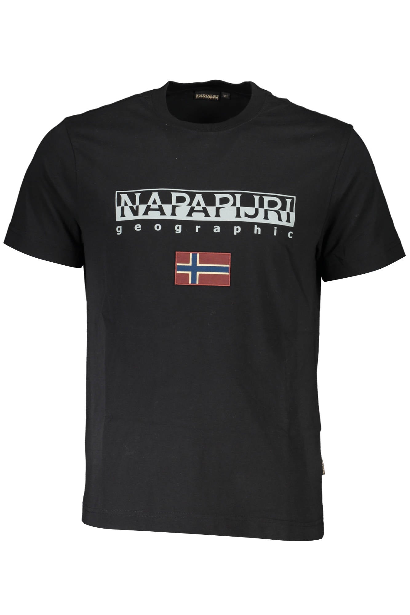 NAPAPIJRI T-SHIRT MANICHE CORTE UOMO NERO