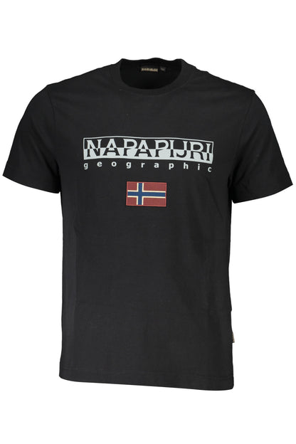 NAPAPIJRI T-SHIRT MANICHE CORTE UOMO NERO