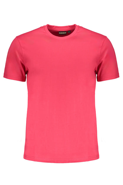 NAPAPIJRI T-SHIRT MANICHE CORTE UOMO ROSA