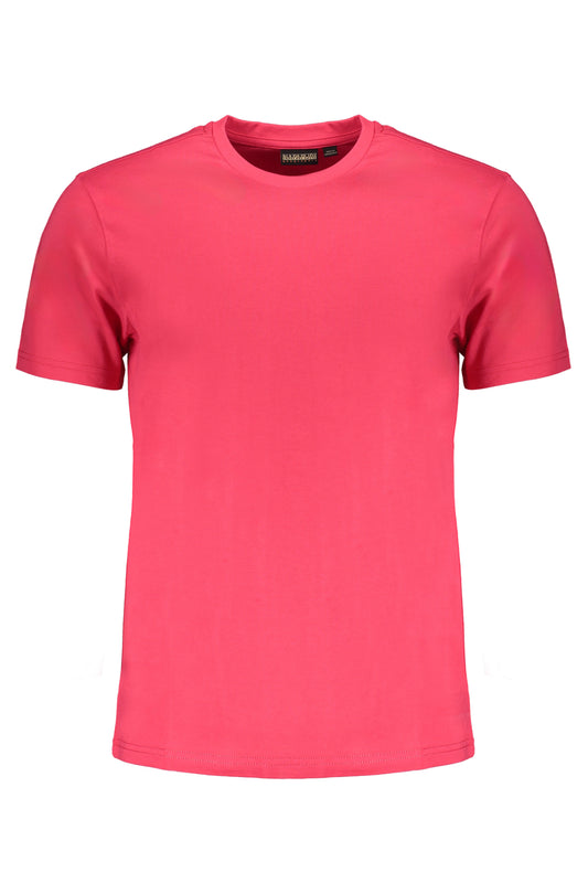 NAPAPIJRI T-SHIRT MANICHE CORTE UOMO ROSA