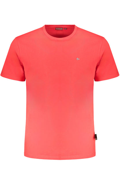 NAPAPIJRI T-SHIRT MANICHE CORTE UOMO ROSSO
