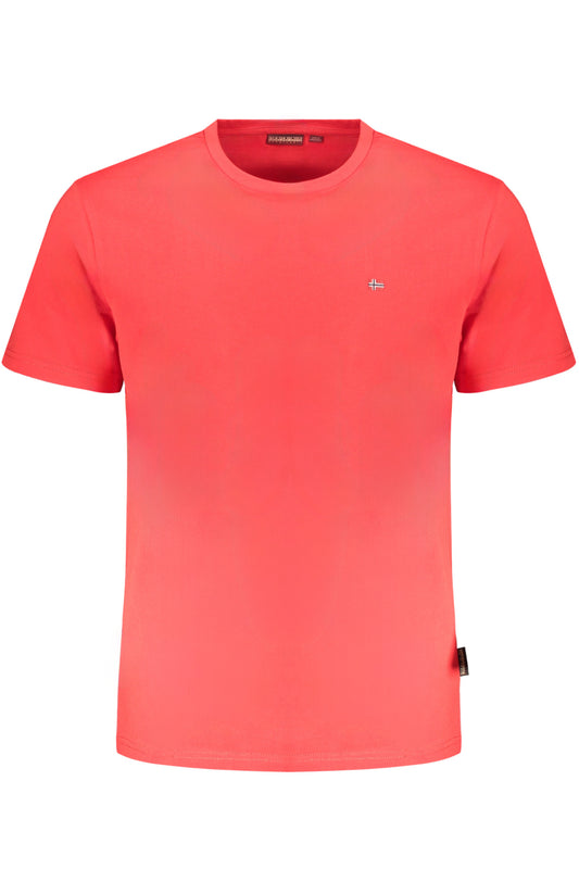 NAPAPIJRI T-SHIRT MANICHE CORTE UOMO ROSSO