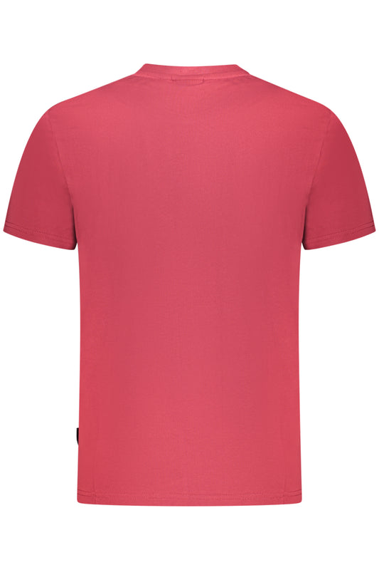 NAPAPIJRI T-SHIRT MANICHE CORTE UOMO ROSSO