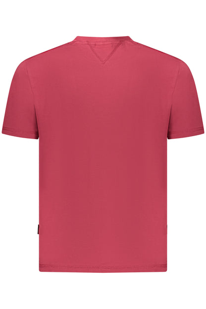 NAPAPIJRI T-SHIRT MANICHE CORTE UOMO ROSSO