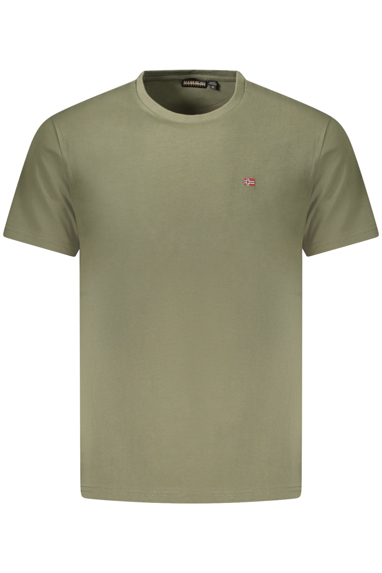 NAPAPIJRI T-SHIRT MANICHE CORTE UOMO VERDE