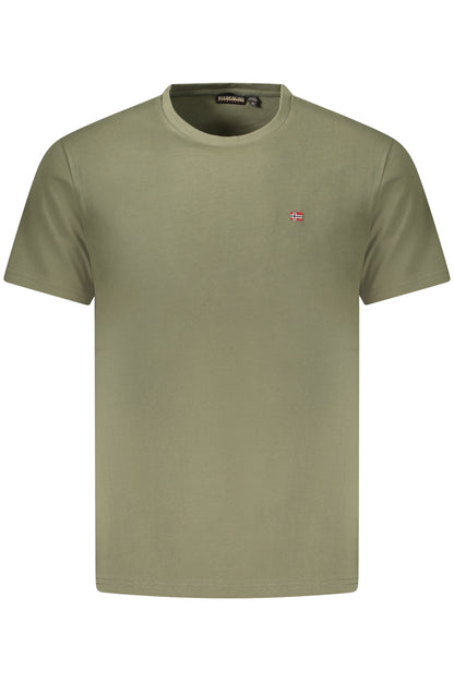 NAPAPIJRI T-SHIRT MANICHE CORTE UOMO VERDE