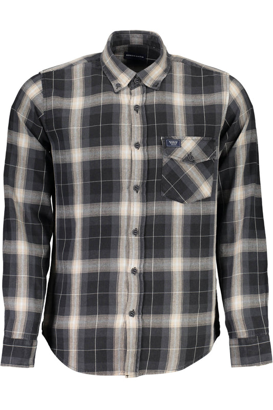 NORTH SAILS CAMICIA MANICHE LUNGHE UOMO NERO