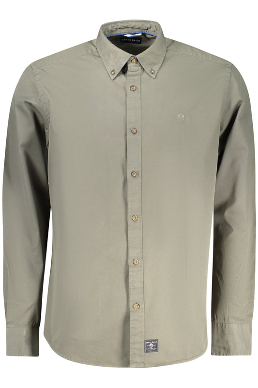 NORTH SAILS CAMICIA MANICHE LUNGHE UOMO VERDE