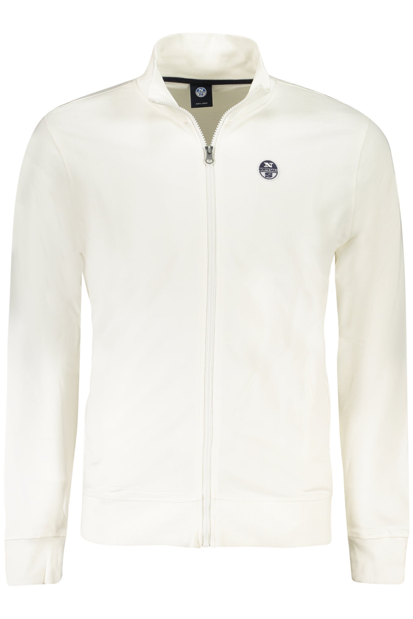 NORTH SAILS FELPA CON ZIP UOMO BIANCO