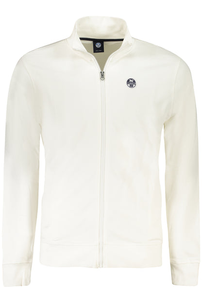 NORTH SAILS FELPA CON ZIP UOMO BIANCO