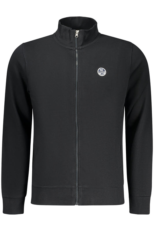 NORTH SAILS FELPA CON ZIP UOMO NERO