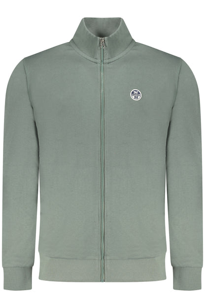 NORTH SAILS FELPA CON ZIP UOMO VERDE