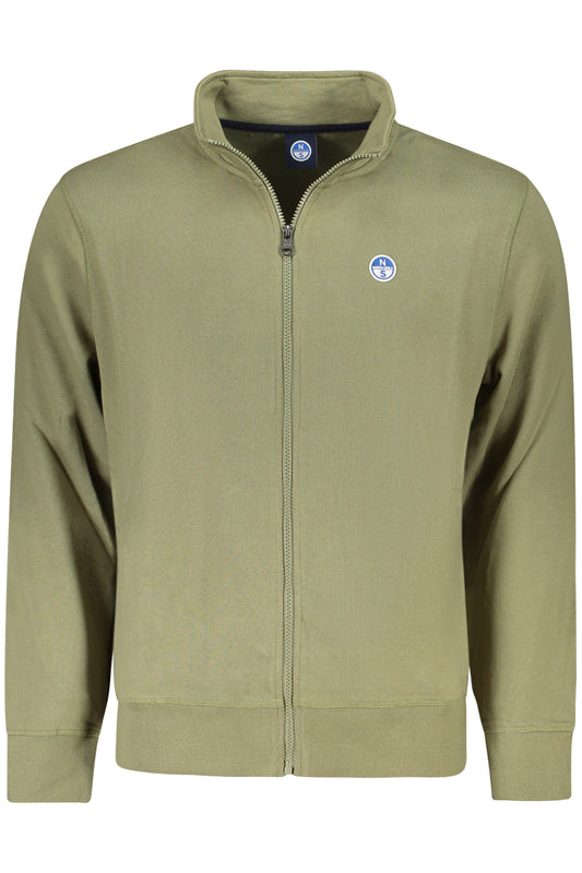 NORTH SAILS FELPA CON ZIP UOMO VERDE