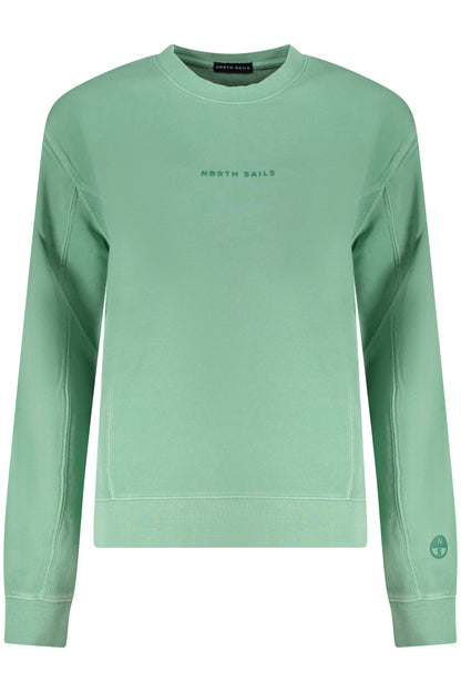 NORTH SAILS FELPA SENZA ZIP DONNA VERDE