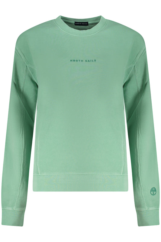 NORTH SAILS FELPA SENZA ZIP DONNA VERDE