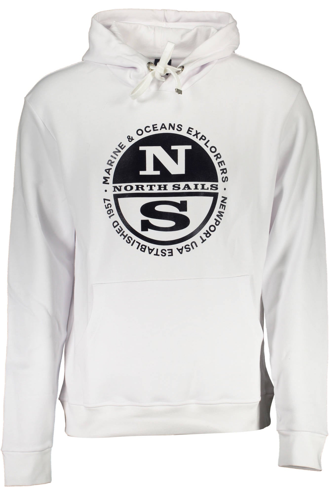 NORTH SAILS FELPA SENZA ZIP UOMO BIANCO