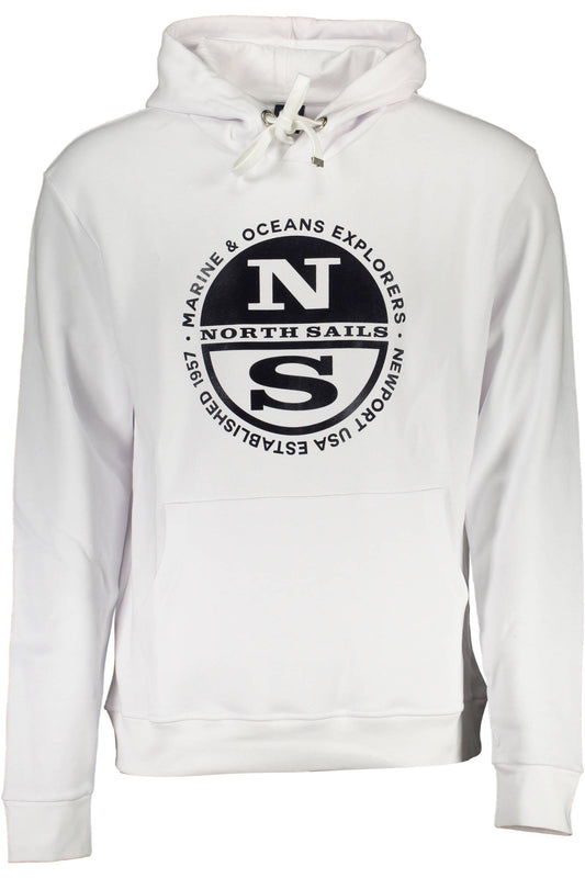 NORTH SAILS FELPA SENZA ZIP UOMO BIANCO