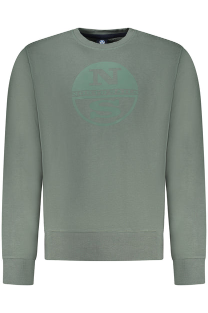 NORTH SAILS FELPA SENZA ZIP UOMO VERDE