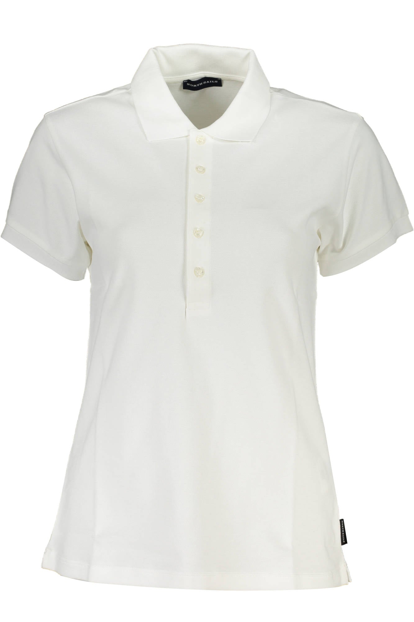 NORTH SAILS POLO MANICHE CORTE DONNA BIANCO
