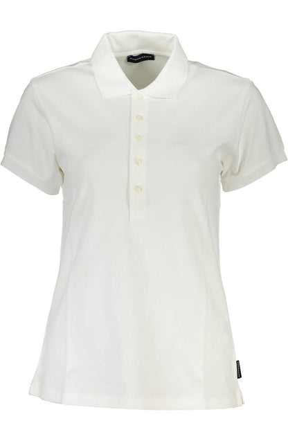 NORTH SAILS POLO MANICHE CORTE DONNA BIANCO